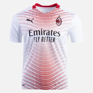 Billige AC Milan Udebanetrøje 2020 21 - Fodboldtrøjer(S/S)