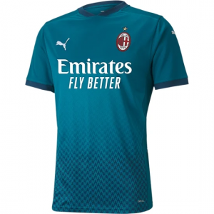 Billige AC Milan Tredje trøjer 2020 21 - Fodboldtrøjer(S/S)