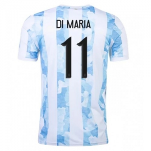 Argentina Di Maria 11 Hjemmebanetrøje 20-21 - Fodboldtrøjer(S/S)