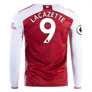 Billige Arsenal Alaxandre Lacazette 9 Hjemmebanetrøje 2020 21 - Fodboldtrøjer(L/S)