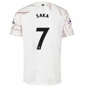 Billige Arsenal Bukayo Saka 7 Udebanetrøje 2020 21 - Fodboldtrøjer(S/S)