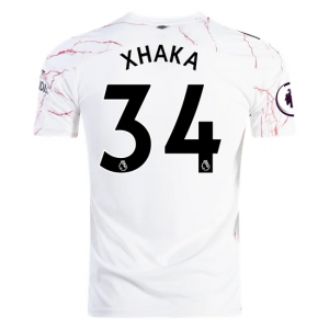 Billige Arsenal Granit Xhaka 34 Udebanetrøje 2020 21 - Fodboldtrøjer(S/S)