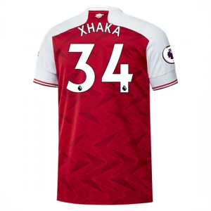 Billige Arsenal Granit Xhaka 34 Hjemmebanetrøje 2020 21 - Fodboldtrøjer(S/S)