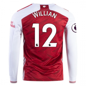 Billige Arsenal Willian 12 Fodboldtrøjer(L/S) Hjemmebanetrøje 2020 21 - Fodboldtrøjer(L/S)