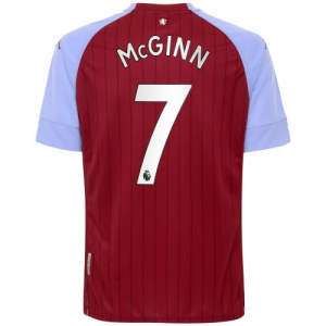 Aston Villa John McGinn 7 Hjemmebanetrøje 2020 21 - Fodboldtrøjer(S/S)