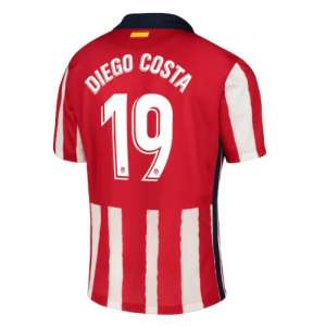 Billige Atletico Madrid Diego Costa 19 Hjemmebanetrøje 2020 21 - Fodboldtrøjer(S/S)
