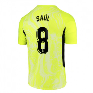 Billige Atletico Madrid Saul Niguez 8 Tredje trøjer 2020 21 - Fodboldtrøjer(S/S)