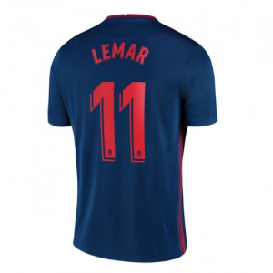 Billige Atletico Madrid Thomas Lemar 11 Udebanetrøje 2020 21 - Fodboldtrøjer(S/S)
