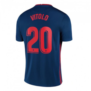 Billige Atletico Madrid Vitolo 20 Udebanetrøje 2020 21 - Fodboldtrøjer(S/S)