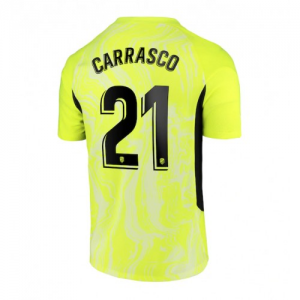 Billige Atletico Madrid Yannick Carrasco 21 Tredje trøjer 2020 21 - Fodboldtrøjer(S/S)