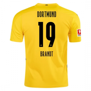 Billige BVB Borussia Dortmund Julian Brandt 19 Hjemmebanetrøje 2020 21 - Fodboldtrøjer(S/S)