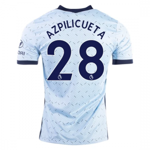 Billige Chelsea Cesar Azpilicueta 28 Udebanetrøje 2020 21 - Fodboldtrøjer(S/S)