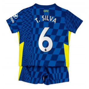 Chelsea T. Silva 6 Børn HjemmebaneSæts 2021 22 - Fodboldtrøjer(S/S)
