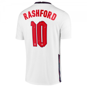 England Rashford 10 Hjemme EM 2020 - Fodboldtrøjer(S/S)