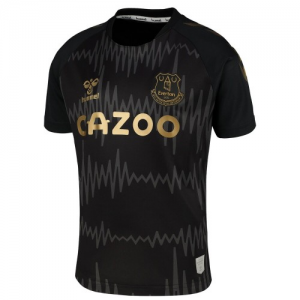 Everton Tredje trøjer sort 2020 21 - Fodboldtrøjer(S/S)