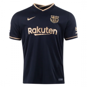 Billige FC Barcelona Udebanetrøje 2020 21 - Fodboldtrøjer(S/S)