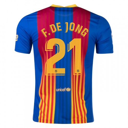 Billige FC Barcelona Frenkie Jong 21 – Fodboldtrøjer(S/S) El Clasico trøjer 2021 – Fodboldtrøjer(S/S) – Fodboldtrøjer,EM 2020 Trøjer,Børnetøj Udsalg