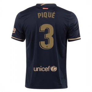 Billige FC Barcelona Gerard Pique 3 Udebanetrøje 2020 21 - Fodboldtrøjer(S/S)