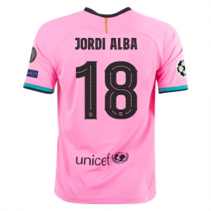 Billige FC Barcelona Jordi Alba 18 Tredje trøjer 2020 21 - Fodboldtrøjer(S/S)