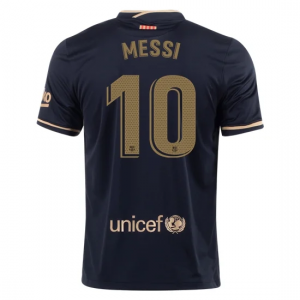 FC Barcelona Lionel Messi 10 Udebane trøjer 2020 21 - Fodboldtrøjer(S/S)