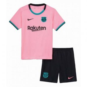 FC Barcelone Børn TredjeSæts 2020 21 - Fodboldtrøjer(S/S)