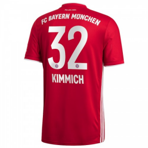 Billige FC Bayern München Joshua Kimmich 32 Hjemmebanetrøje 2020 21 - Fodboldtrøjer(S/S)