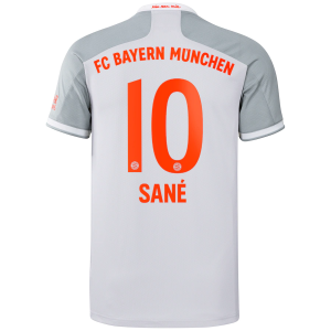 Billige FC Bayern München Leroy Sane 10 Udebanetrøje 2020 21 - Fodboldtrøjer(S/S)