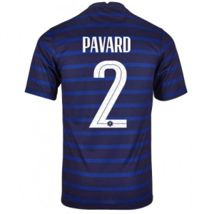 Frankrig Benjamin Pavard 2 Udebane EM 2020 - Fodboldtrøjer(S/S)