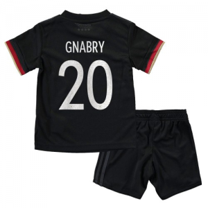 Tyskland Serge Gnabry 20 Børn UdebaneSæt EM 2020 - Fodboldtrøjer(S/S)