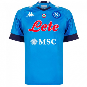 Kappa Napoli Hjemmebanetrøje 2020 2021 - Fodboldtrøjer(S/S)