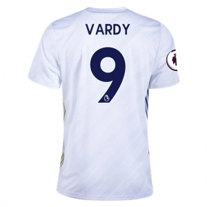 Billige Leicester City Jamie Vardy 9 Udebanetrøje 2020 21 - Fodboldtrøjer(S/S)