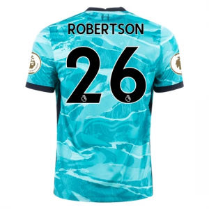 Billige Liverpool Andrew Robertson 26 Udebanetrøje 2020 21 - Fodboldtrøjer(S/S)