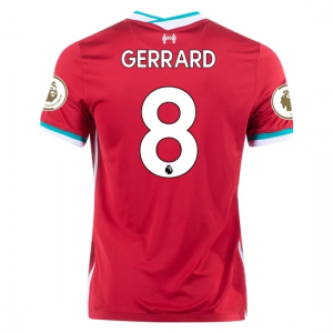 Billige Liverpool Steven Gerrard 8 Hjemmebanetrøje 2020 21 - Fodboldtrøjer(S/S)