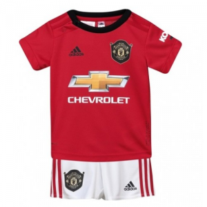 Billige Manchester United Børn HjemmebaneSæt 2019 20- Fodboldtrøjer(S/S)