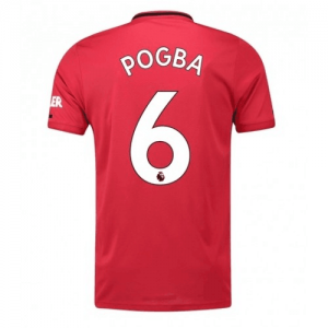 Manchester United Paul Pogba 6 Hjemme trøjer 2019 20 - Fodboldtrøjer(S/S)