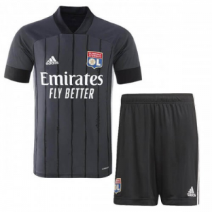 Olympique Lyonnais Børn Udebanetrøje 2020 21 - Fodboldtrøjer(S/S)