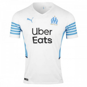 Olympique de Marseille Hjemmebanetrøje 2021-22 - Fodboldtrøjer(S/S)