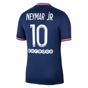 Billige Paris Saint Germain PSG Neymar Jr. 10 Hjemmebanetrøje 2021-22 - Fodboldtrøjer(S/S)