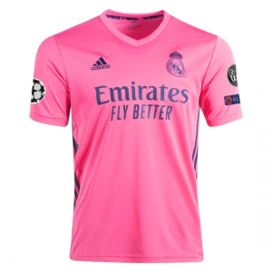 Billige Real Madrid Udebanetrøje 2020 21 - Fodboldtrøjer(S/S)