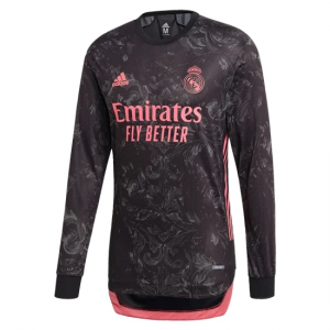 Billige Real Madrid Tredje trøjer 2020 21 - Fodboldtrøjer(L/S)