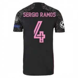 Billige Real Madrid Sergio Ramos 4 Tredje trøjer 2020 21 - Fodboldtrøjer(S/S)