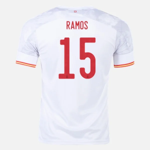 Spanien Sergio Ramos 15 Udebane EM 2020 - Fodboldtrøjer(S/S)