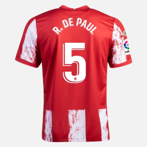 Atlético Madrid Rodrigo De Paul 5 Hjemme Trøjer 2021/22 - Kortærmet