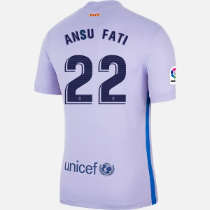 Barcelona Ansu Fati 22 Ude Trøjer  2021/22 - Kortærmet