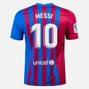 Barcelona Lionel Messi 10 Hjemme Trøjer  2021/22 - Kortærmet