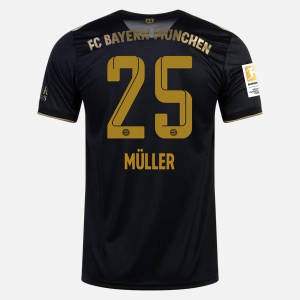 FC Bayern München Thomas Müller 25 Ude Trøjer  2021/22 - Kortærmet