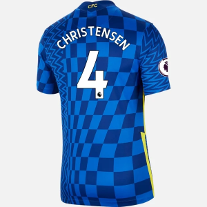 Chelsea Andreas Christensen 4 Hjemme Trøjer  2021/22 - Kortærmet