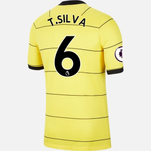 Chelsea Thiago Silva 6 Ude Trøjer  2021/22 - Kortærmet