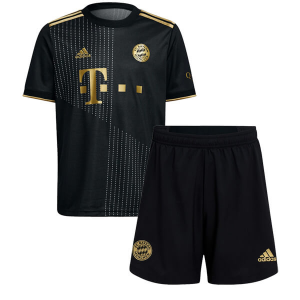 FC FC Bayern München Børn UdebaneSæt 2021/22 - FodboldTrøjer(S/S)