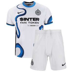 Inter Milan Børn UdebaneSæt 2021/22 - FodboldTrøjer(S/S)